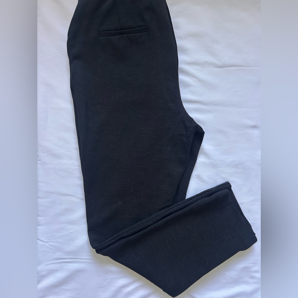 Alfani womens's Dark Gray Geometric Dress Pants